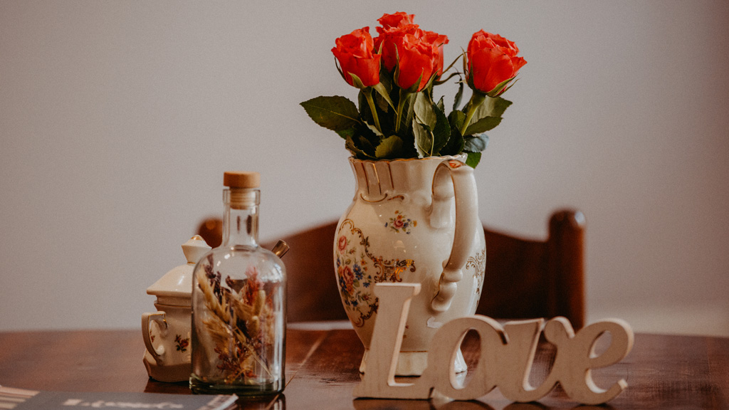 Blumen und Tischdeko im Liesels